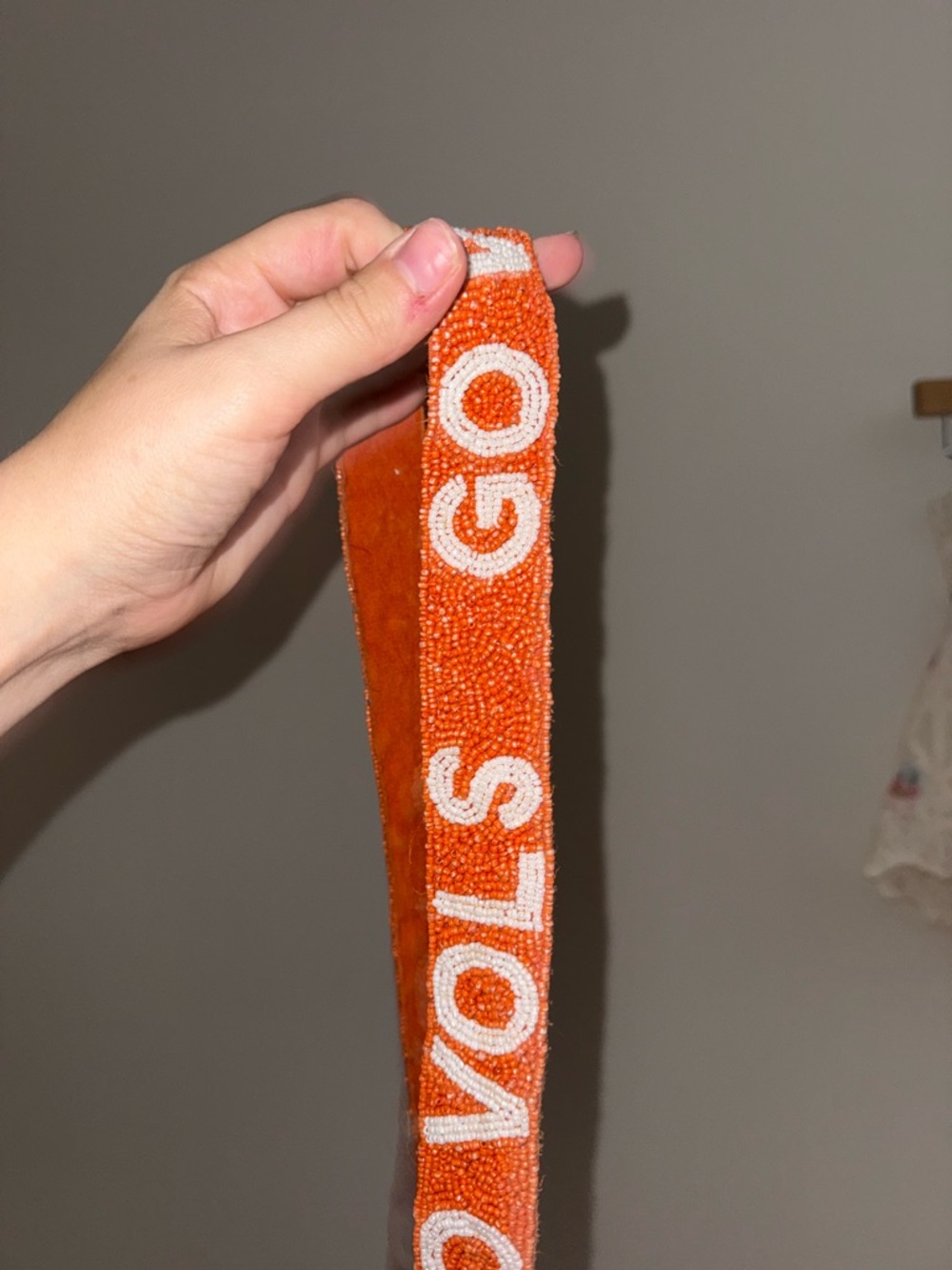 GO VOLS Orange Beaded Purse Strap - Picture 5 of 5